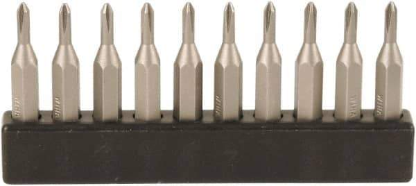 Wiha - #0, Phillips Screwdriver Bit - 28mm OAL - Apex Tool & Supply