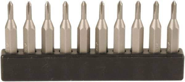 Wiha - #1, Phillips Screwdriver Bit - 28mm OAL - Apex Tool & Supply