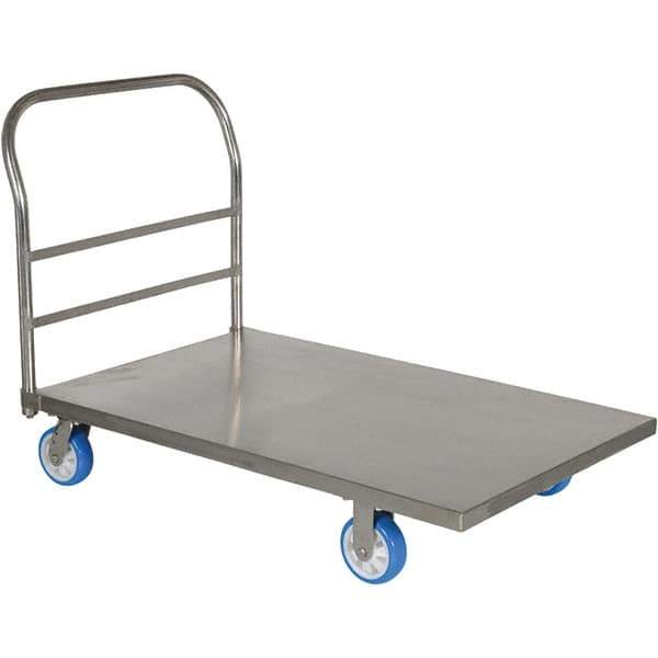 Vestil - 2,000 Lb Capacity Steel Platform Truck - 30" OAW - Apex Tool & Supply