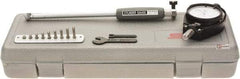 SPI - 10 Anvil, 0.7 to 1-1/2" Dial Bore Gage - 0.0001" Graduation, 6" Gage Depth, Accurate to 0.0003", Carbide Ball - Apex Tool & Supply
