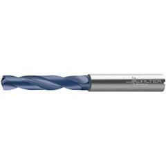 Walter-Titex - 3.65mm 140° Solid Carbide Screw Machine Drill Bit - Right Hand Cut, 20mm Flute Length, 62mm OAL, Through Coolant - Apex Tool & Supply