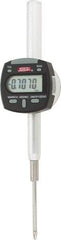 SPI - 0 to 2" Range, 0.0005" Graduation, Electronic Drop Indicator - Flat & Lug Back, Accurate to 0.0012", Inch & Metric System, Digital Display - Apex Tool & Supply