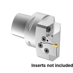 Kennametal - EG-P-GUP, EG-U-GUN, EG-U-GUP, ER-P-GUP, ER-U-GUN, ER-U-GUP Insert, 68.5mm Head Length, Modular Grooving Blade Holder Head - Left Hand Cut, System Size PSC80, Through Coolant, Series Beyond Evolution - Apex Tool & Supply