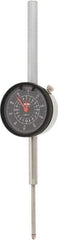 SPI - 2" Range, 0-100 Dial Reading, 0.001" Graduation Dial Drop Indicator - 2.2" Dial, 0.1" Range per Revolution, 0.004" Accuracy, Revolution Counter, Includes NIST Traceability Certification - Apex Tool & Supply