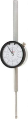SPI - 2" Range, 0-100 Dial Reading, 0.001" Graduation Dial Drop Indicator - 2.2" Dial, 0.1" Range per Revolution, 0.004" Accuracy, Revolution Counter, Includes NIST Traceability Certification - Apex Tool & Supply