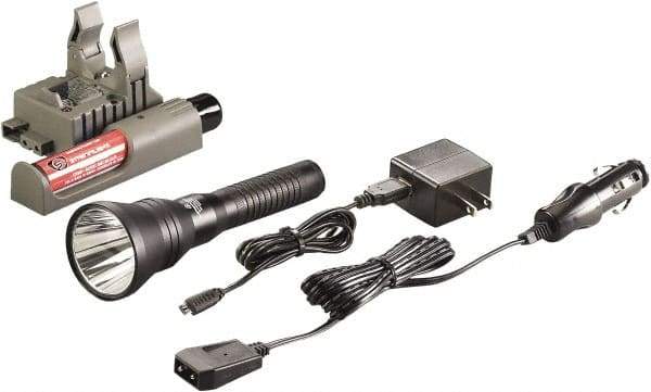 Streamlight - White LED Bulb, 615 Lumens, Industrial/Tactical Flashlight - Black Aluminum Body, 1 3.75V Lithium-Ion Battery Included - Apex Tool & Supply
