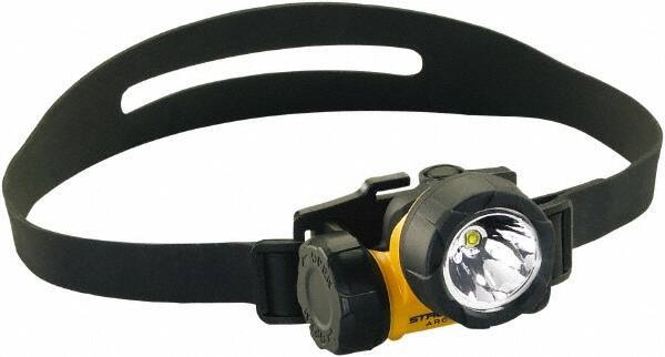 Streamlight - White LED Bulb, 90 Lumens, Hands-free Flashlight - Yellow Plastic Body, 3 AAA Alkaline Batteries Included - Apex Tool & Supply
