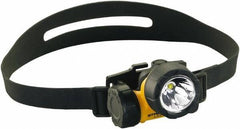 Streamlight - White LED Bulb, 90 Lumens, Hands-free Flashlight - Yellow Plastic Body, 3 AAA Alkaline Batteries Included - Apex Tool & Supply