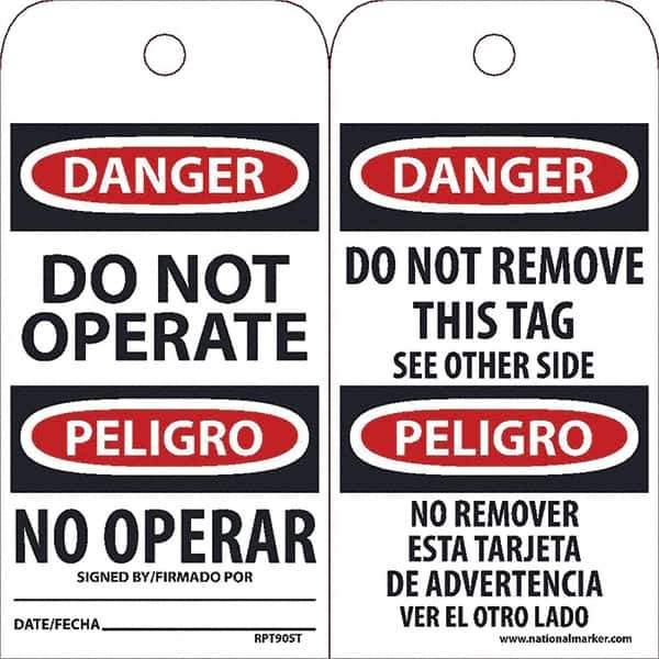 NMC - Safety & Facility Tags Message Type: Accident Prevention Tag Header: Danger - Apex Tool & Supply
