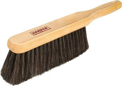 Harper Brush - 14" OAL, Horsehair & Nylon Counter Brush - 2-1/4" Bristle Length, 8" Long x 1-3/4" Wide Head, Straight Wood Handle, Black - Apex Tool & Supply