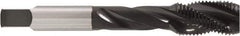 Accupro - 3/4-16 4 Flute 2/3B Modified Bottoming Spiral Flute Tap - Cobalt, Oxide Finish, 4-1/4" OAL, Right Hand Flute, Right Hand Thread, H3 - Apex Tool & Supply
