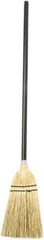 Harper Brush - 39" OAL Corn Blend Bristle Lobby Broom - 28" Long Wood Handle, 10" Bristle Length, 8" Wide - Apex Tool & Supply