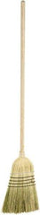 Harper Brush - 55" OAL Corn Blend Bristle Broom - 39" Long Wood Handle, 16" Bristle Length, 12" Wide - Apex Tool & Supply