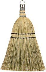 Harper Brush - 12" OAL Corn Blend Bristle Whisk Broom - 10" Bristle Length, 8" Wide - Apex Tool & Supply