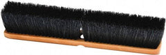 Harper Brush - 36" Medium Duty Synthetic Push Broom - 3" Bristle Length, Wood Block, Threaded Handle Connection, Handle Sold Separately - Apex Tool & Supply
