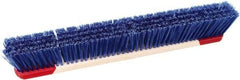 Harper Brush - 24" Rough Surface Synthetic Push Broom - 3" Bristle Length, Wood Block, Bolt-On Handle Connection, Handle Included - Apex Tool & Supply