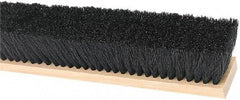 Harper Brush - 36" Medium Duty Tampico Push Broom - 3" Bristle Length, Wood Block, Threaded Handle Connection, Handle Sold Separately - Apex Tool & Supply