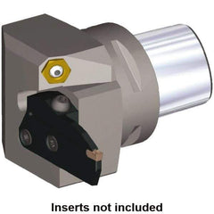 Kennametal - System Size PSC63, Left Hand Cut, 48mm Max Depth of Cut, 32.5mm Max Width of Cut, Modular Cutoff Cutting Unit Head - Beyond Evolution Blades Insert Style, 1.89" Head Length, 1.28" Center to Cutting Edge, Series Beyond Evolution - Apex Tool & Supply