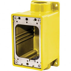 Hubbell Wiring Device-Kellems - Electrical Outlet Boxes & Switch Boxes Enclosure Type: Device Box Enclosure Shape: Rectangle - Apex Tool & Supply