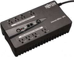 Tripp-Lite - 15 Amp, 550 VA, Flat Pack Mount Standby Backup Uninterruptible Power Supply - Backup 3-1/2 min with Full Load & 12 min with Half Load, 120 VAC Input & Output, 300 Watt Output, 1 Phases, 6 Outlets - Apex Tool & Supply