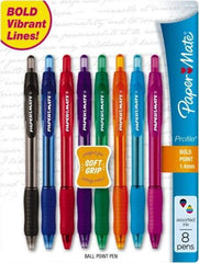 Paper Mate - 1mm Ball Point Retractable Ball Point Pen - Assorted Colors - Apex Tool & Supply