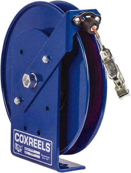 CoxReels - 5/32 Inch x 100 Ft. Stranded Cable Grounding Reel - Hand Crank Reel, Galvanized Steel Cable - Apex Tool & Supply