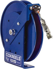 CoxReels - 5/32 Inch x 100 Ft. Stranded Cable Grounding Reel - Hand Crank Reel, Galvanized Steel Cable - Apex Tool & Supply