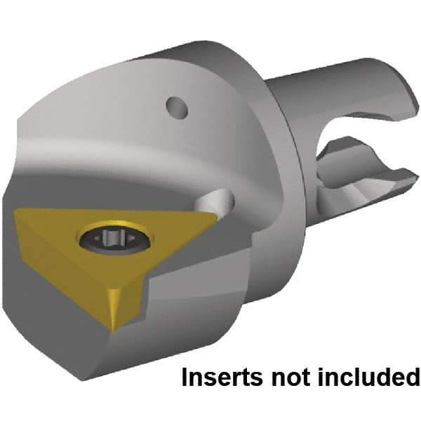 Kennametal - Right Hand Cut, 25mm Min Bore Diam, Size KM2016 Steel Modular Boring Cutting Unit Head - 20mm Max Bore Depth, Through Coolant, Compatible with TP..16T308, TP..3252 - Apex Tool & Supply