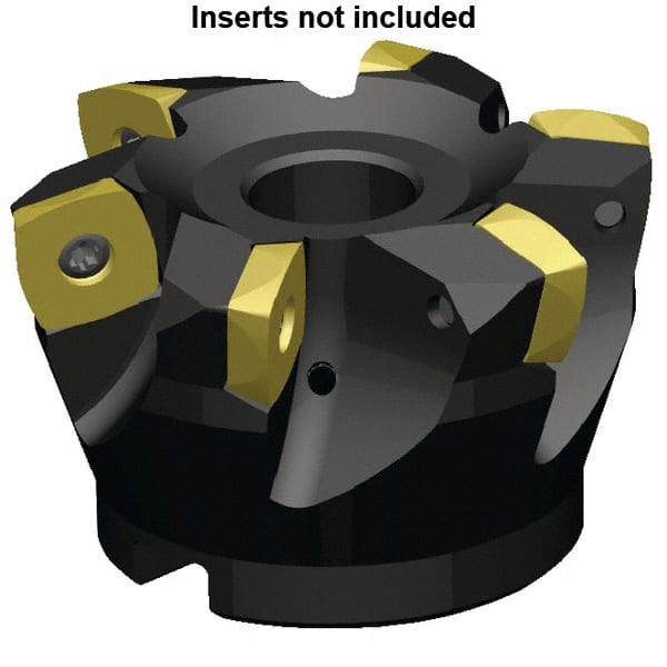 Kennametal - 3" Cut Diam, Indexable High-Feed Face Mill - Apex Tool & Supply