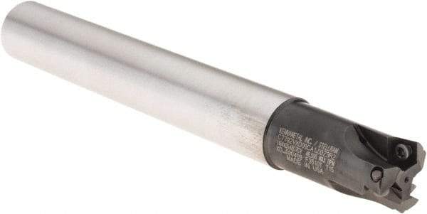 Kennametal - 1" Cut Diam, 1.5mm Max Depth, 1" Shank Diam, Cylindrical Shank Indexable High-Feed End Mill - Screw Holding Method, XD..090408 Insert, 7792VXD09 Toolholder, Through Coolant - Apex Tool & Supply