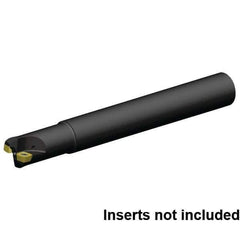 Kennametal - 25mm Cut Diam, 1.5mm Max Depth, 25mm Shank Diam, Cylindrical Shank Indexable High-Feed End Mill - Screw Holding Method, XD..090408 Insert, 7792VXD09 Toolholder, Through Coolant - Apex Tool & Supply