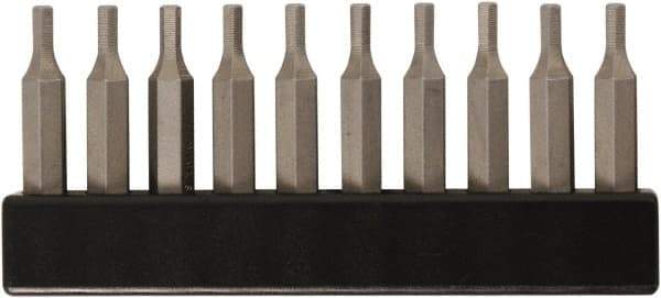 Wiha - 0.9mm Hex Screwdriver Bit - 4mm Drive, 28mm OAL - Apex Tool & Supply
