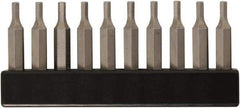 Wiha - 0.9mm Hex Screwdriver Bit - 4mm Drive, 28mm OAL - Apex Tool & Supply