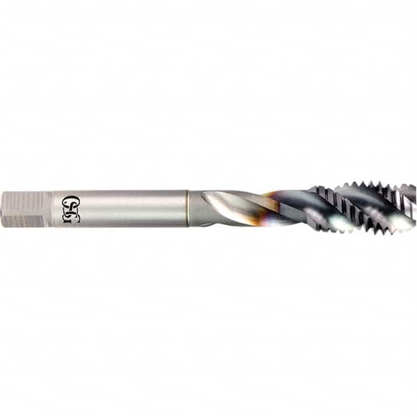 OSG - M14x1.25 Metric Coarse 3 Flute 6H Semi-Bottoming Spiral Flute Tap - Apex Tool & Supply