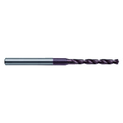 #91 Dia. x #91 Shank × 2.5 mm Flute Length × 38 mm OAL, 118°, TiAlN, Solid Carbide Drill - Apex Tool & Supply