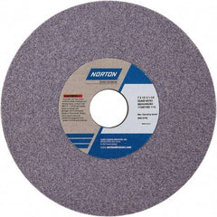 Norton - 7" Diam x 1-1/4" Hole x 1/2" Thick, J Hardness, 60 Grit Surface Grinding Wheel - Aluminum Oxide, Type 1, Medium Grade, Vitrified Bond - Apex Tool & Supply