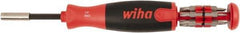 Wiha - 13 Piece, 1/4" Drive Screwdriver SoftFinish Handle Bit Set - T5 to T40 Torx - Apex Tool & Supply