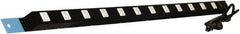 Proline - Workbench & Workstation Power Bar - 2" Deep, Use with 72" Proline Bench - Apex Tool & Supply