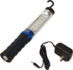 Value Collection - 12 VDC, 3 Watt, Cordless, LED Portable Handheld Work Light - 1 Head, 350 Lumens, ABS & Polycarbonate, 11-1/2" Long x 1-1/4" Wide x 1-5/8" High - Apex Tool & Supply