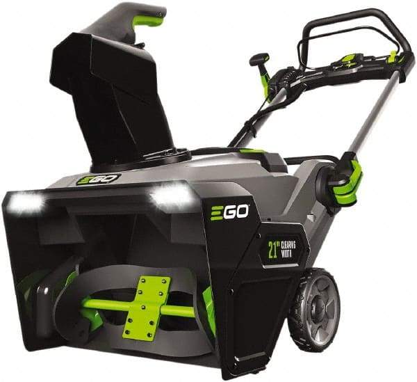 EGO Power Equipment - 21" Clearing Width Self Propelled Dual Port Snow Blower - 4 Forward Speeds, 1 Reverse Speed, Electric Start, 38" High x 22" Wide x 52" Deep - Apex Tool & Supply