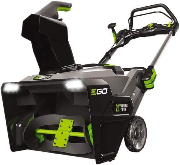 EGO Power Equipment - 21" Clearing Width Self Propelled Dual Port Snow Blower - 4 Forward Speeds, 1 Reverse Speed, Electric Start, 38" High x 22" Wide x 52" Deep - Apex Tool & Supply
