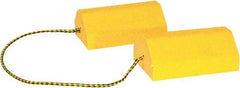 Buyers Products - 9-1/2" Wide x 4" High x 6" Deep, Composite Wheel Chock - Apex Tool & Supply