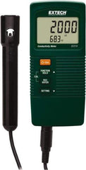 Extech - Conductivity/TDS Meter - 32 to 122°F, Conductivity Probe - Apex Tool & Supply