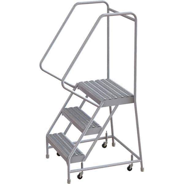 TRI-ARC - Rolling & Wall Mounted Ladders & Platforms Type: Rolling Warehouse Ladder Style: Rolling Safety Ladder - Apex Tool & Supply
