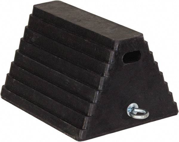 Buyers Products - 10" Wide x 6" High x 8" Deep, Rubber Wheel Chock - Apex Tool & Supply