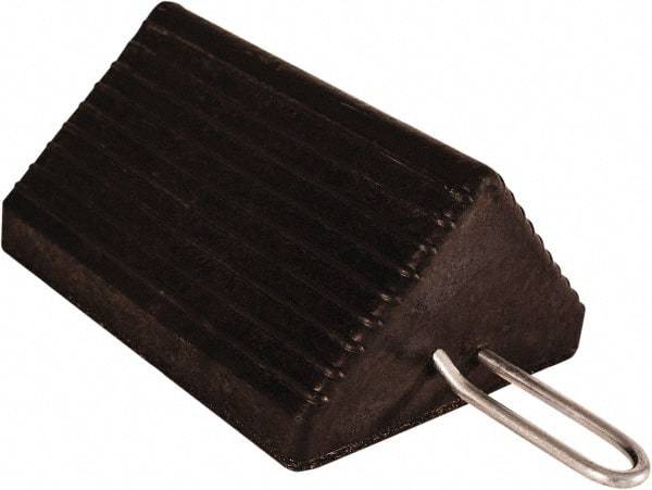 Buyers Products - 10" Wide x 5" High x 8" Deep, Rubber Wheel Chock - Apex Tool & Supply