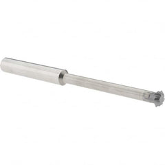 Accupro - 1/2° 1/2" Cut Diam, 0.187" Cut Width, 1/2" Shank, Solid Carbide Double-Angle Cutter - Apex Tool & Supply