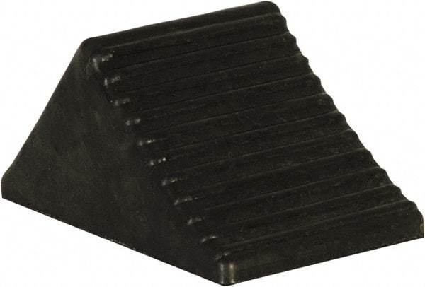 Buyers Products - 5" Wide x 5" High x 6" Deep, Rubber Wheel Chock - Apex Tool & Supply