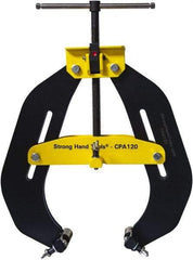 Strong Hand Tools - 11 Lb, 6" Max Opening, 6" Open Throat Depth, 2" Closed Throat Depth, Cantilever Clamp - Steel Jaw, T-Handle - Apex Tool & Supply