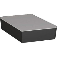 Kennametal - DNGN120412 Grade KBK45 Carbide Turning Insert - TiN Finish, 55° Diamond, 10mm Inscr Circle, 3/16" Thick, 3/64" Corner Radius - Apex Tool & Supply